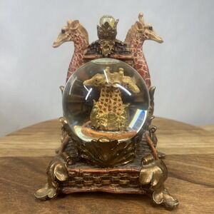 3.5"H Giraffe Glitter Snow Globe‎ Statue Fantasy Decoration Figurine Room Decor